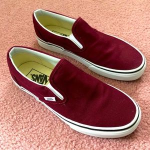 Vans slip ons